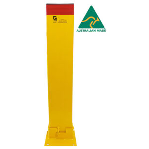 Parking Protection - Fold Down - Bollard 150x50 mm X 800mm Height – Padlock (Australian Made)